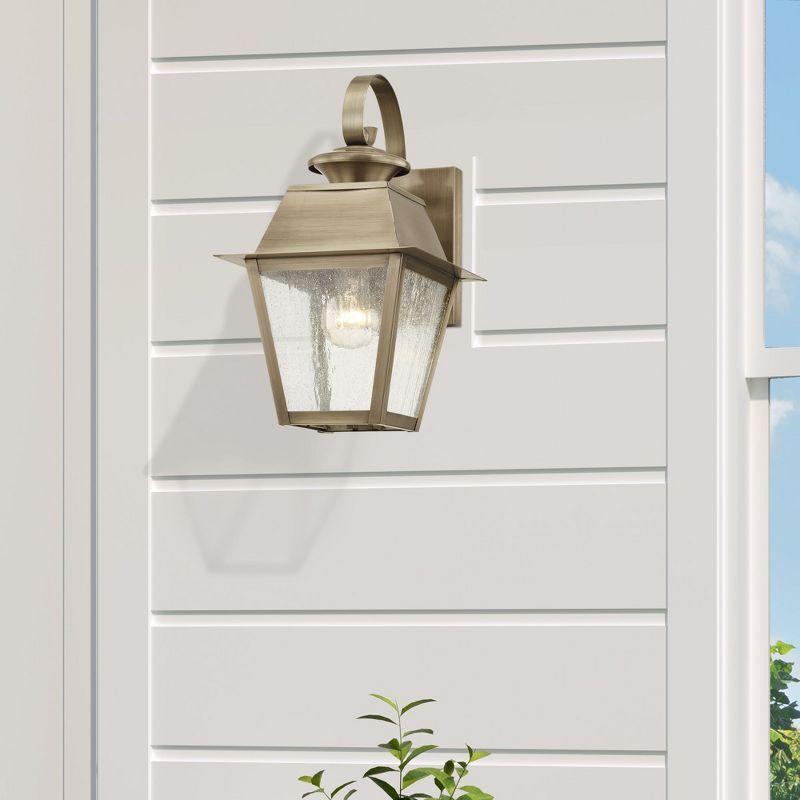 Livex Lighting Mansfield 1 - Light Wall Light in  Vintage Pewter