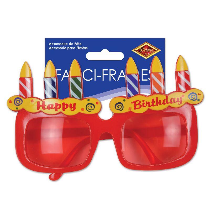 Beistle Birthday Cake Fanci-Frames, (2/Pkg) Multicolored