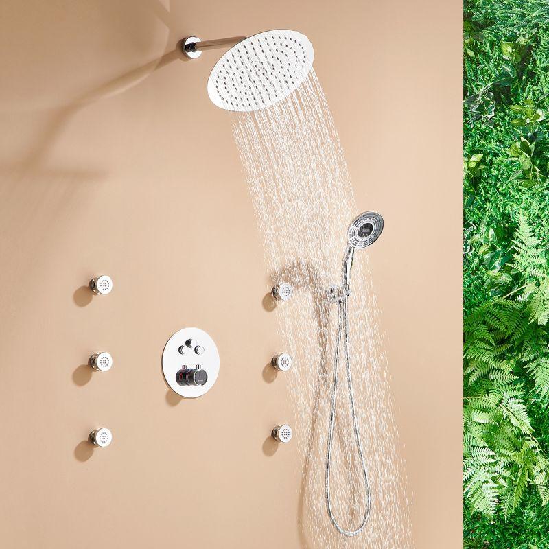 Thermostatic Rainfall Shower System with Rough in-Valve and Digital Display Handheld