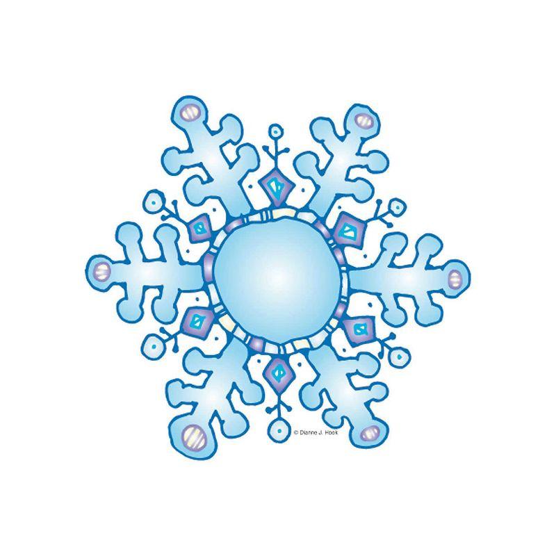 Frank Schaffer Publications/Carson Dellosa Publications Snowflakes Bulletin Board Cut Out