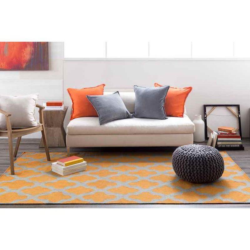 Mark & Day Woold 2'x3' Rectangle Woven Indoor Area Rugs Orange/Grey