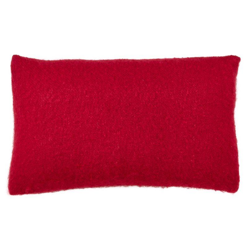 Saro Angora Collection Reversible Throw Pillow
