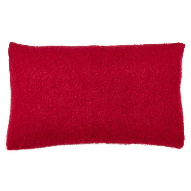 Chic Faux Mohair Square Throw Pillow - Cozy Comfort Design