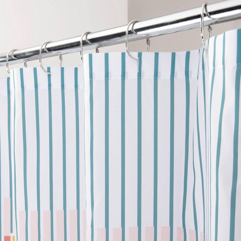 Estin Striped Shower Curtain