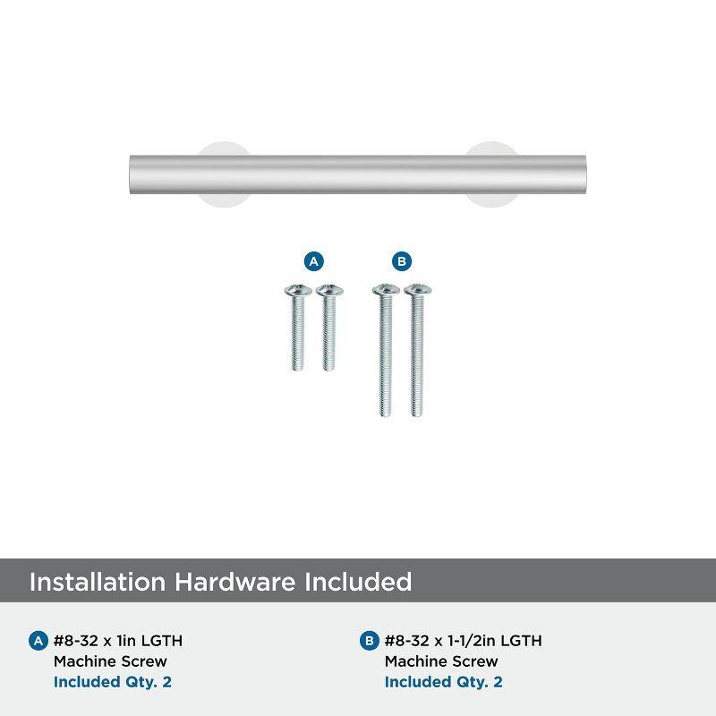 Amerock Radius 3 inch (76mm) Center-to-Center Polished Chrome Cabinet Pull