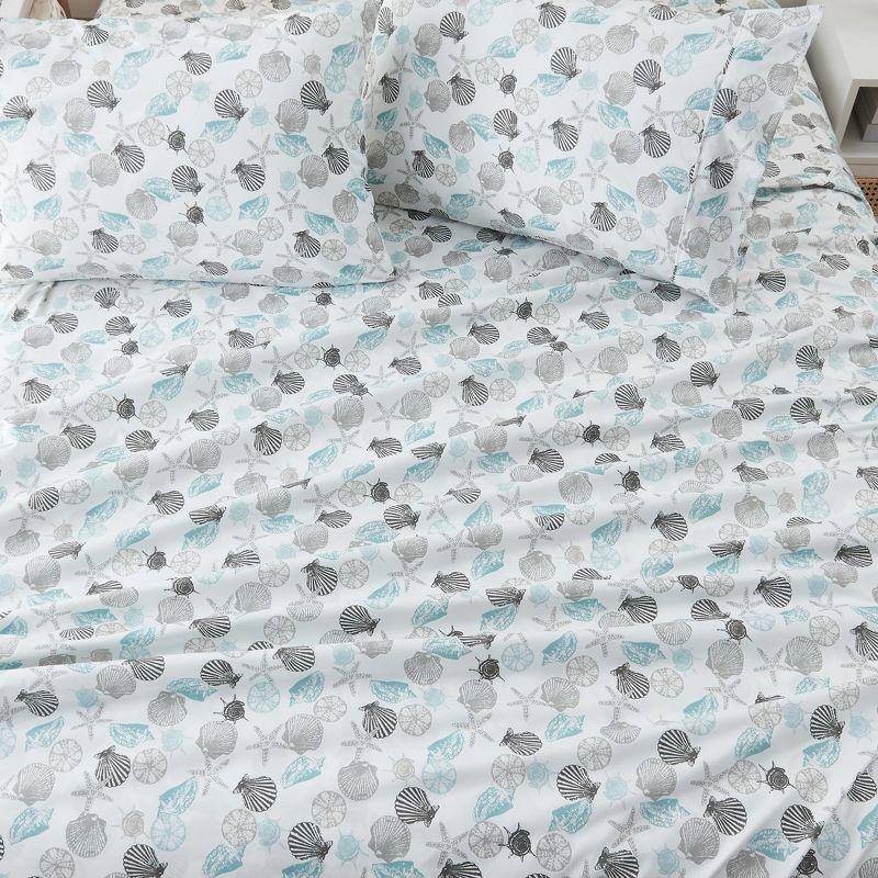 Ultra Soft Coastal Printed Microfiber Sheet Set