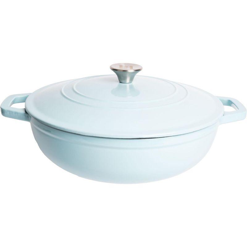 Lexi Home Lexi Home 5 qt. Enameled Cast Iron Round Braiser