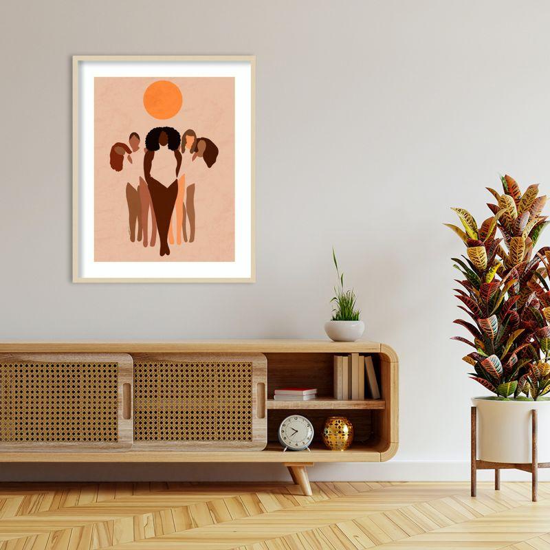 Amanti Art W.o.m.e.n by Carelle N'guessan. Wood Framed Wall Art Print