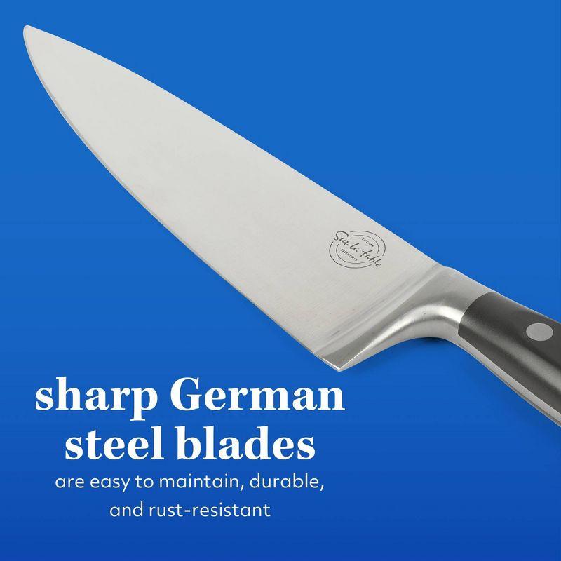 Sur La Table Kitchen Essentials Sur La Table Kitchen Essentials Tasting Kitchen 5 Piece Stainless Steel Knife Block Set