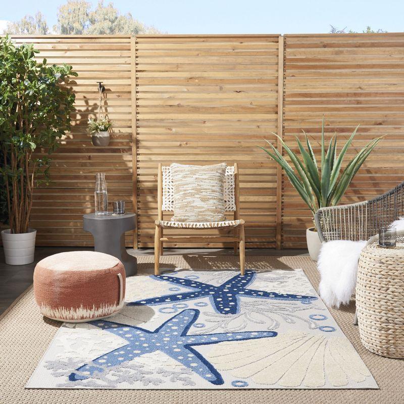 Nourison Aloha Ocean Starfish Indoor/outdoor Area Rug