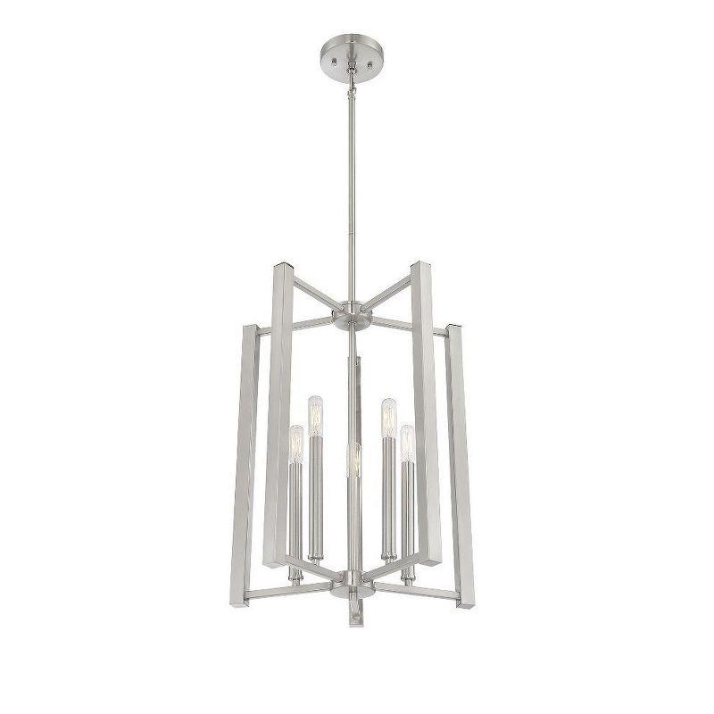 Savoy House Benson 5 - Light Pendant in  Satin Nickel