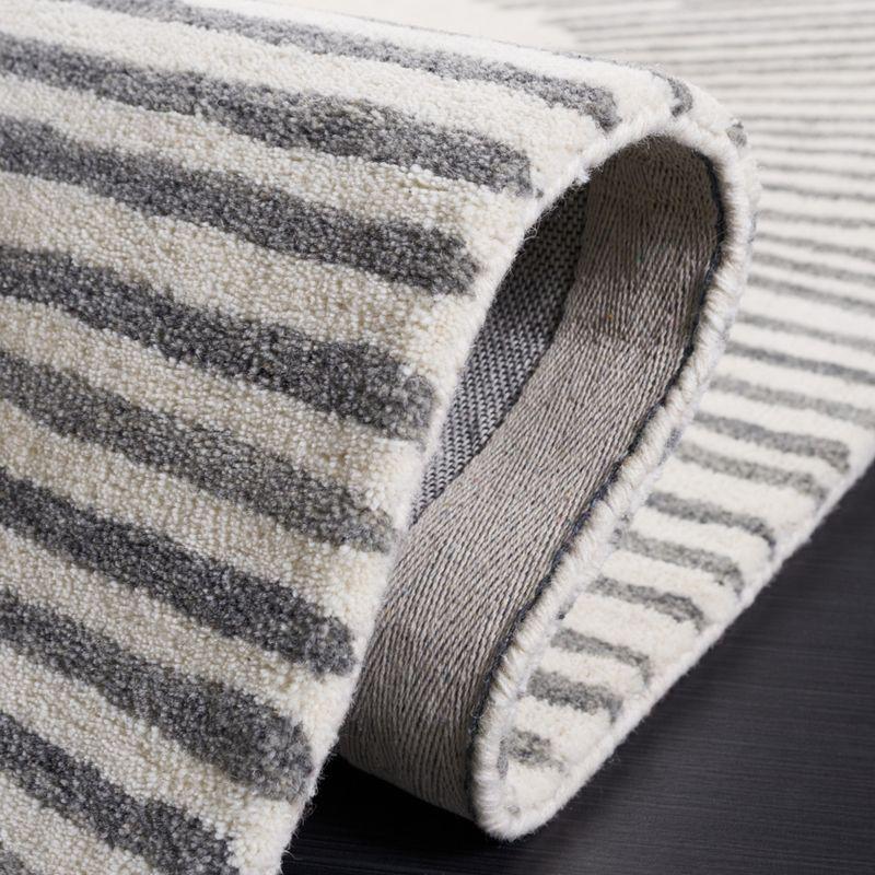 Fifth Avenue FTV129 Hand Tufted Indoor Area Rug - Ivory/Grey - 8'x10' - Safavieh