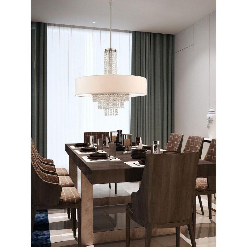 Livex Lighting Carlisle 5 - Light Pendant in  Brushed Nickel