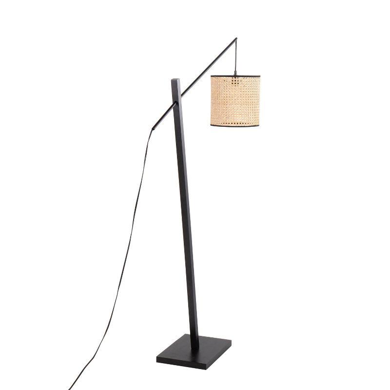 LumiSource Arturo Contemporary Floor Lamp: Adjustable, UL Listed, 60W, Push Button Switch