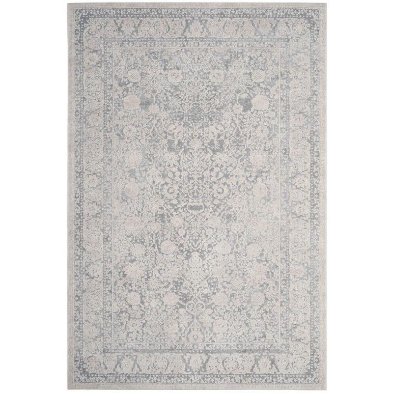 Reflection RFT663 Power Loomed Indoor Area Rug - 6'x9' - Light Grey/Cream - Safavieh