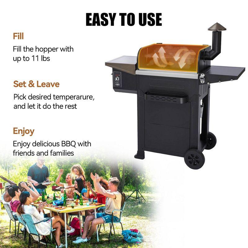 ZPG-6002B Wood Pellet Grill BBQ Smoker Digital Control - Brown - Z Grills