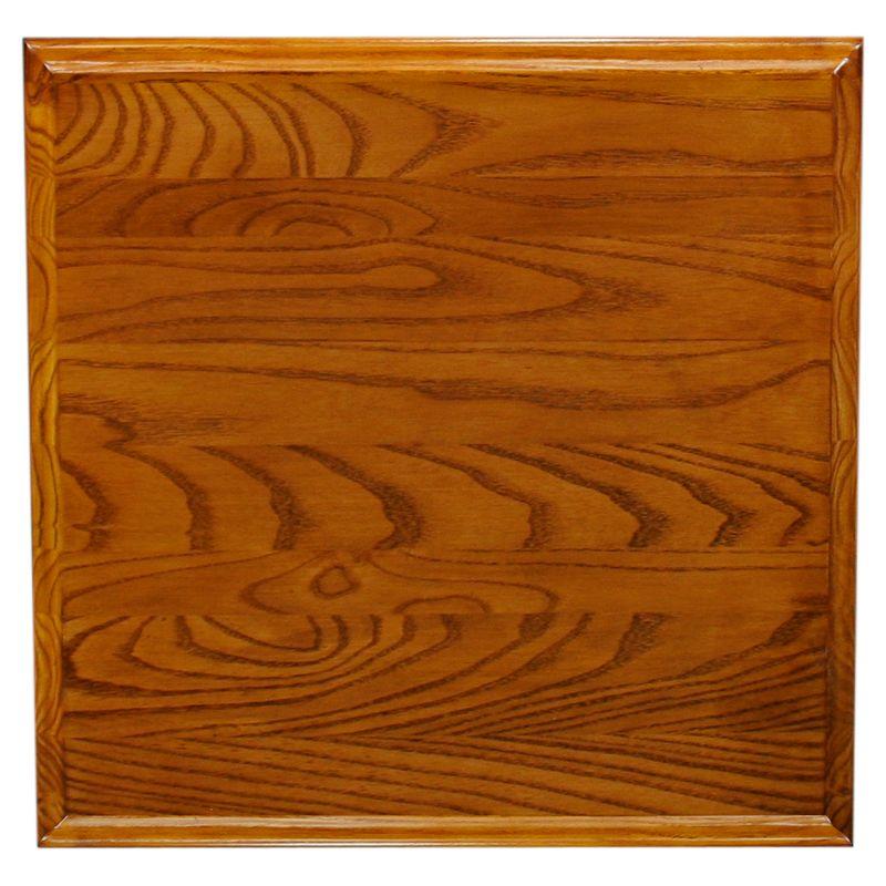 Powell Favorite Finds Square Side Table Medium Oak Finish : 20x20 Inch Polyester, Machine Washable Cloth Napkins