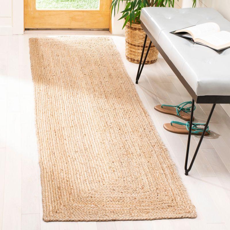 Natural Jute Handwoven Runner Rug, 2'3" x 16'0"