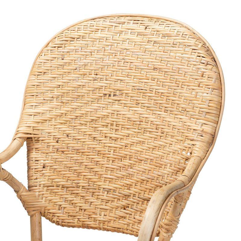 Genna Rattan Dining Chair Set Natural/Brown - bali & pari