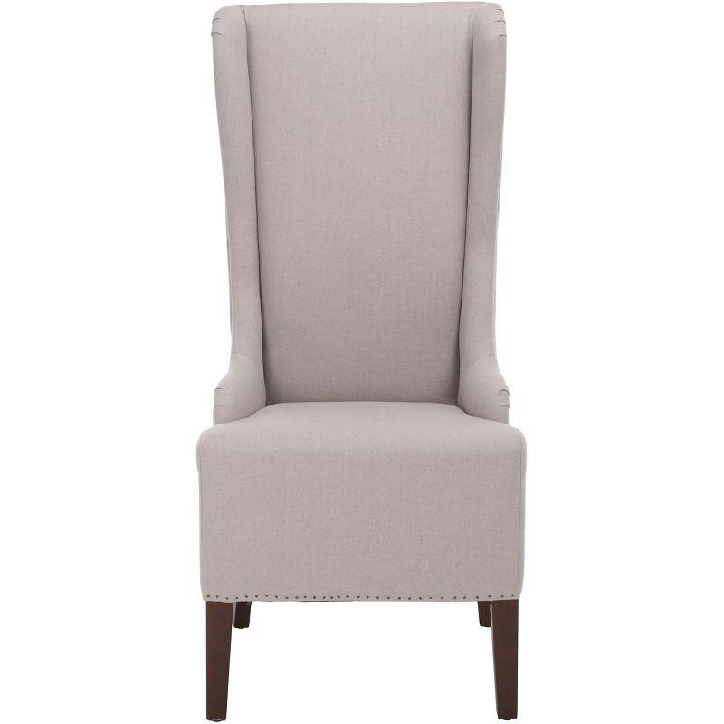 Bacall 20" H Dining Chair With Nail Head Trim - MCR4501 - Taupe - Safavieh Couture