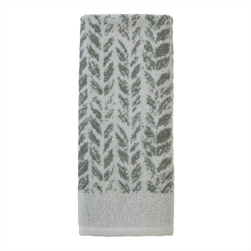 Gracie Oaks Gracie Oaks Distressed Leaves Hand Towel (Set of 2)