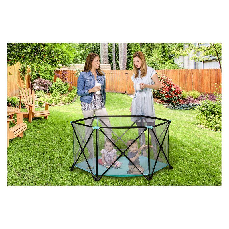 My 6 Panel Portable 48" x 48" Indoor/Outdoor Steel Pop-Up Play Tent