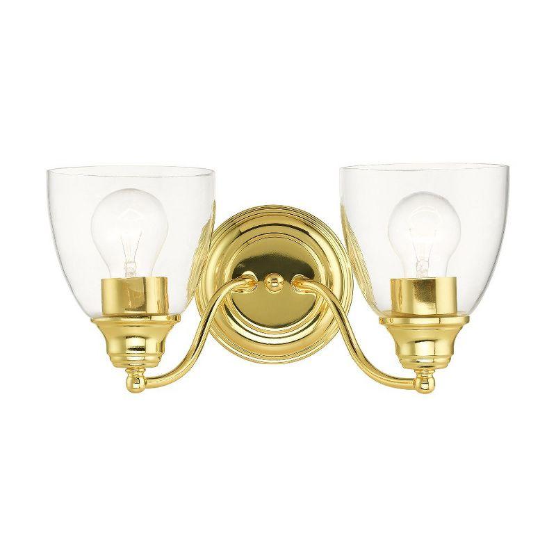 Livex Lighting Montgomery 2 - Light Vanity in  Polished Brass