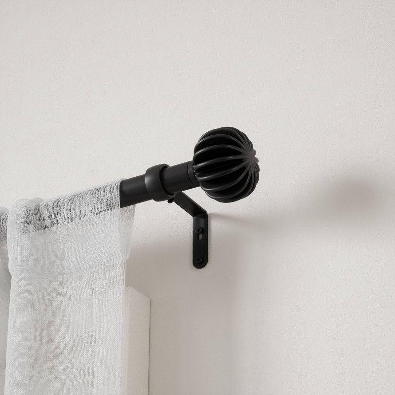 Steel Adjustable Single Curtain Rod