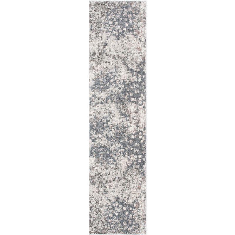 Madison MAD425 Power Loomed Indoor Runner Rug - Grey/Beige - 2'2"x12' - Safavieh