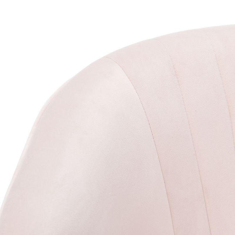 Stazia Wingback Accent Chair - ACH4502 - Blush/Black - Safavieh