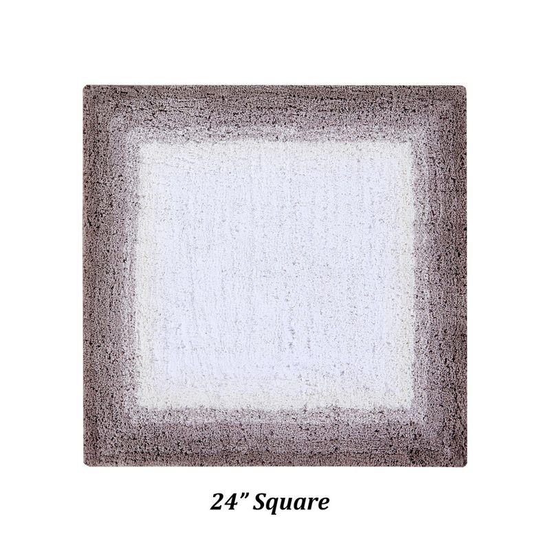 Better Trends Torrent 100% Cotton Tufted Non- Slip Backing Bath Rug 24" Square - Beige