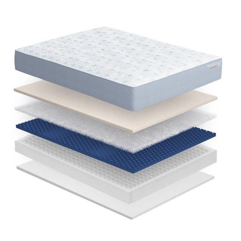 MOLECULE CopperWELL 13" Hybrid Cooling Gel Memory Foam and Encased Coil Medium Firm Mattress