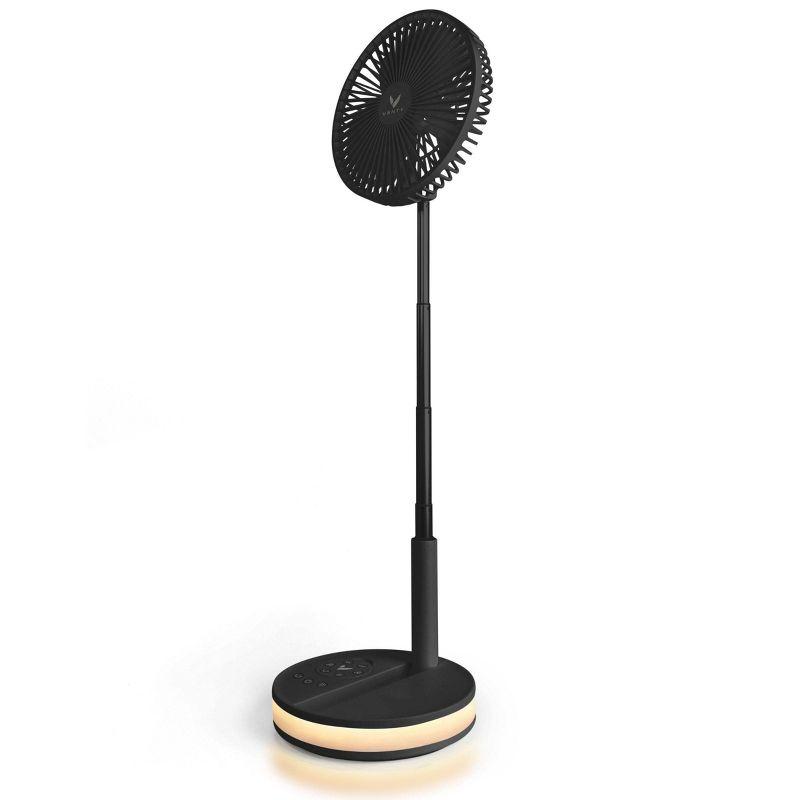 VENTY Portable Oscillating Fan: Rechargeable USB & Battery Powered, Adjustable Height & Tilt, Indoor/Outdoor Use, Remote Control