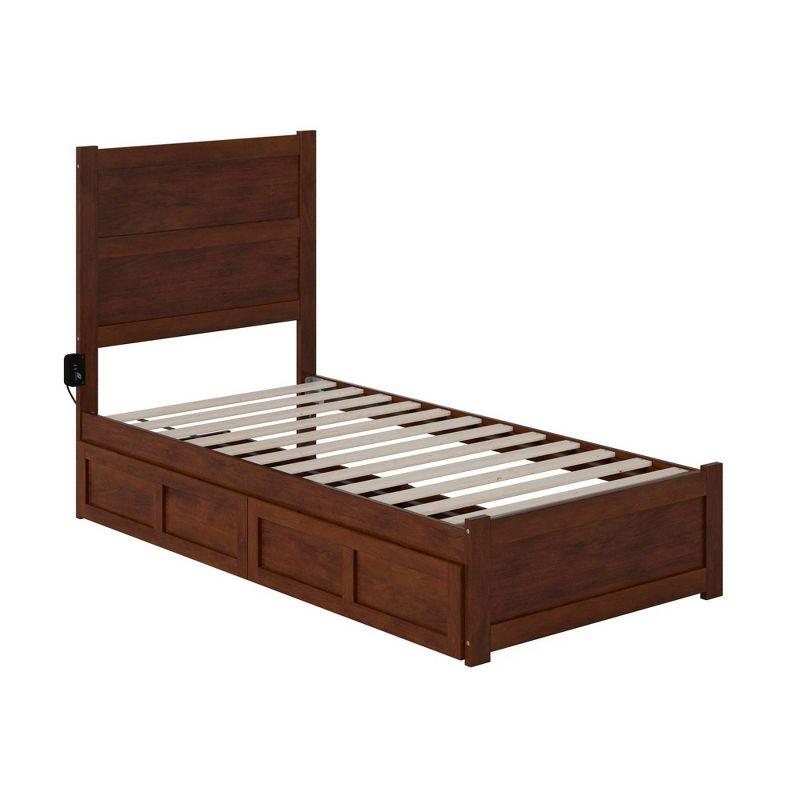 Noho Bed with Footboard and 2 Drawers - AFI