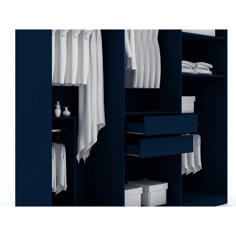 Gramercy Wardrobe Armoire Closet  - Manhattan Comfort