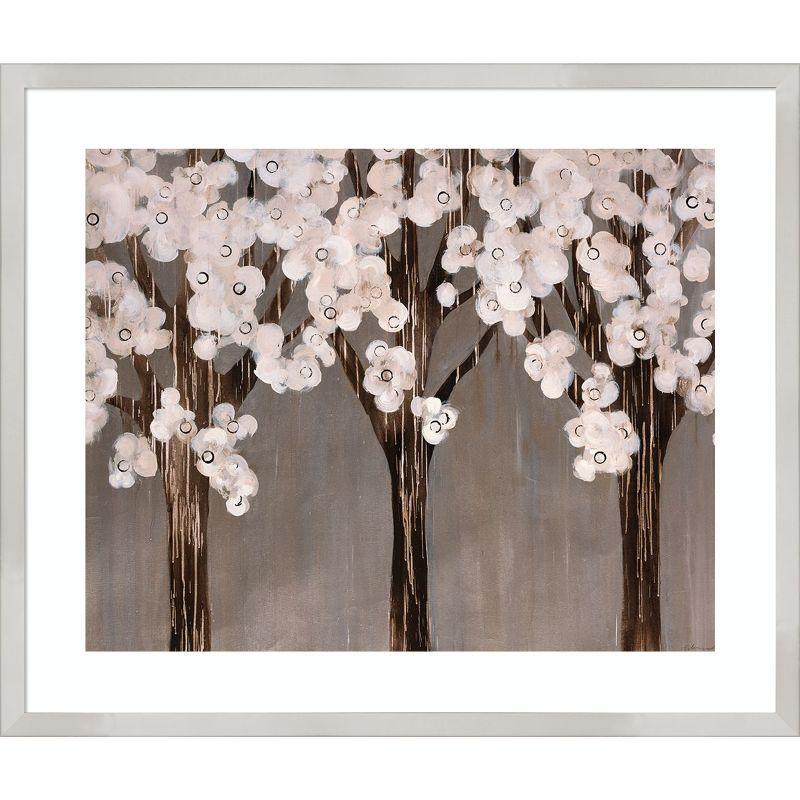 Amanti Art Floral Wonderland by Sydney Edmunds Wood Framed Wall Art Print 25 in. x 21 in.