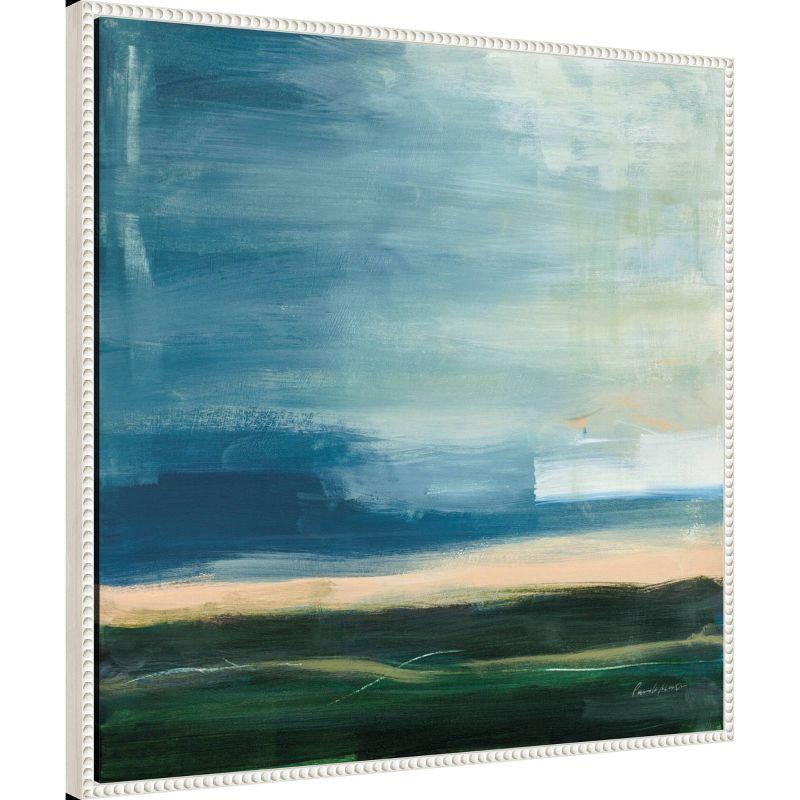 30"x30" Life Light Landscape by Pamela Munger Framed Canvas Wall Art Print White - Amanti Art: Modern Decor, Textured Abstract