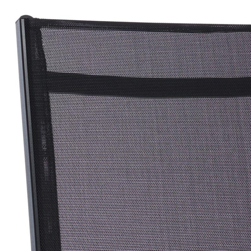 Fionne Sunlounger - Outdoor - PAT9038 - Black -Safavieh