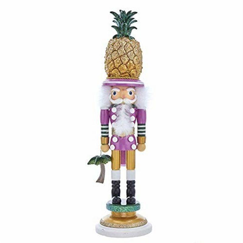 Kurt Adler Hollywood Pineapple Hat Nutcracker