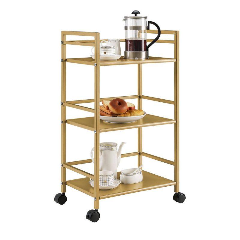 Helix Metal Bar Cart