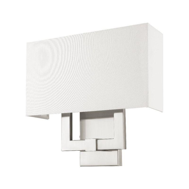 Livex Lighting Hollborn 2 - Light Wall Light in  Brushed Nickel