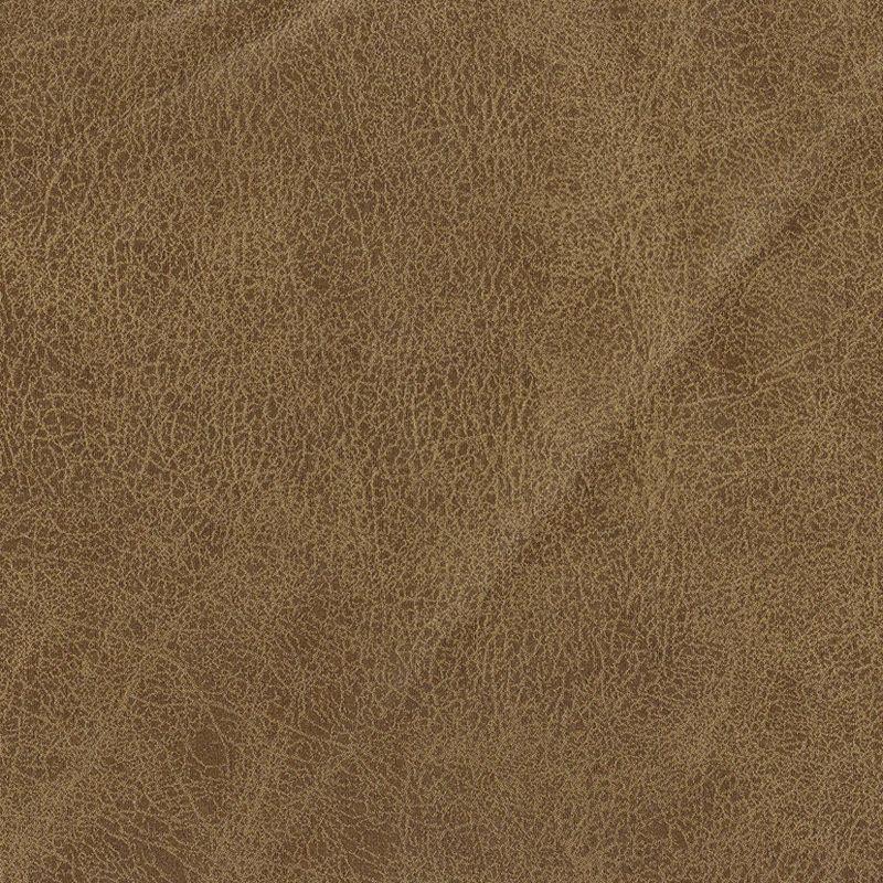 Modern Barrel Accent Chair Brown Faux Leather - HomePop: Upholstered Transitional Seating for Bedroom & Living Room