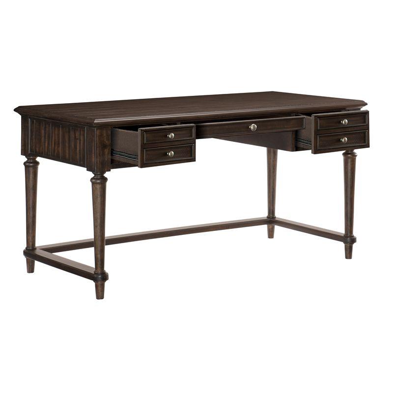 Lexicon Cardano Wood Writing Desk in Driftwood Charcoal