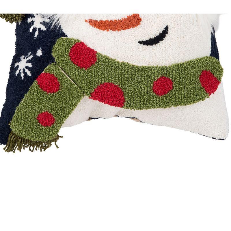 Happy Snowman Pillow