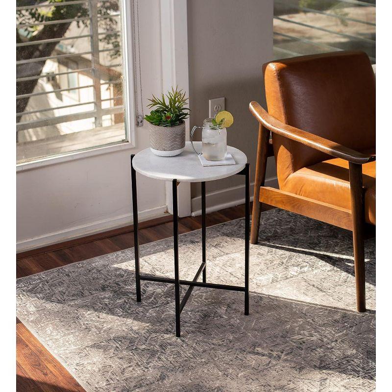 BirdRock Home Marble Tray Top End Table