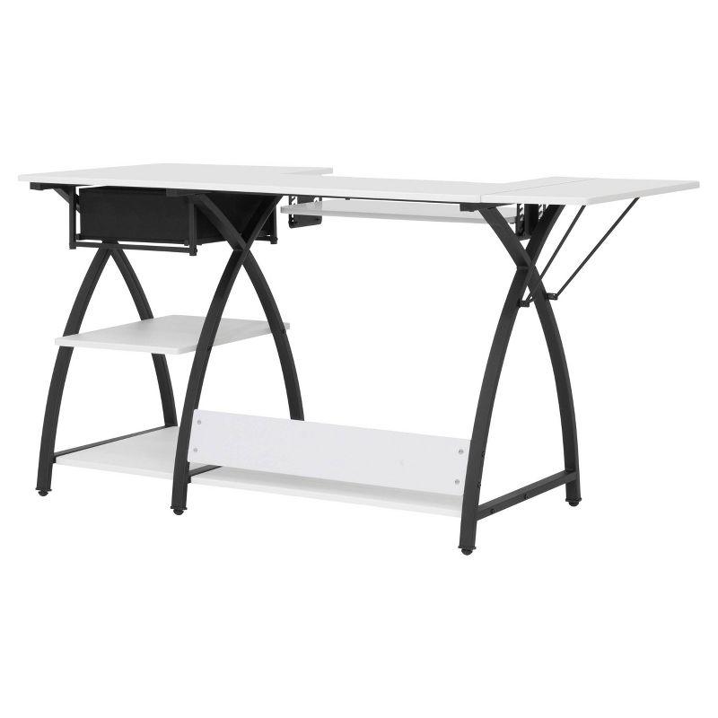 Comet Plus Hobby/Office/Sewing Desk: Adjustable for Crafts, Foldable Design - Sew Ready