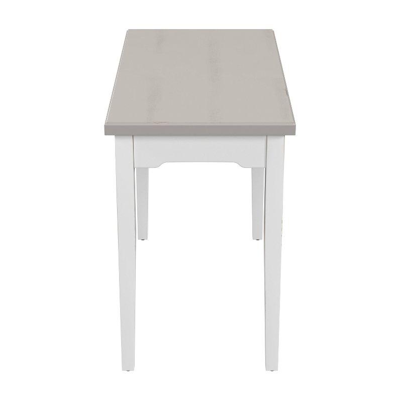 Hillsdale Furniture Clarion Wood Single Drawer Desk: Farmhouse Style, 75lb Capacity