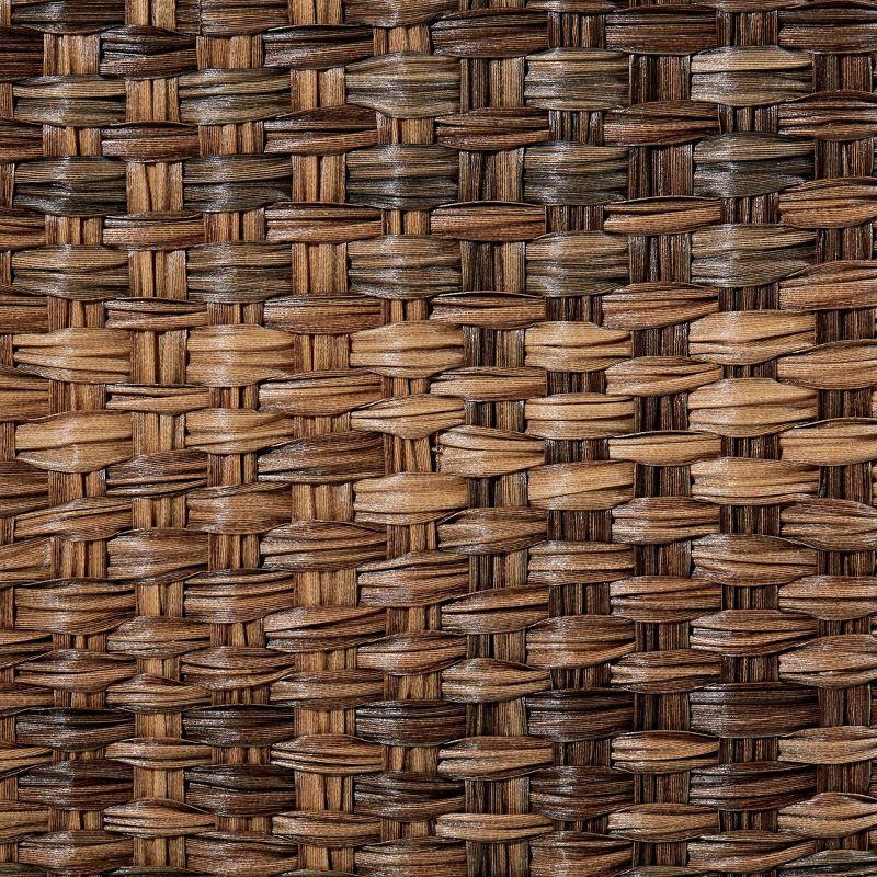 Handwoven Double Lidded Oval Hamper Sorter