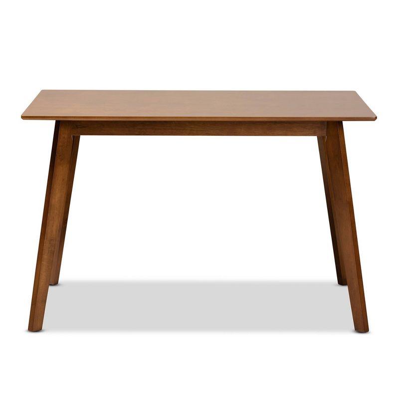 Maila Transitional Wood Dining Table Brown - Baxton Studio