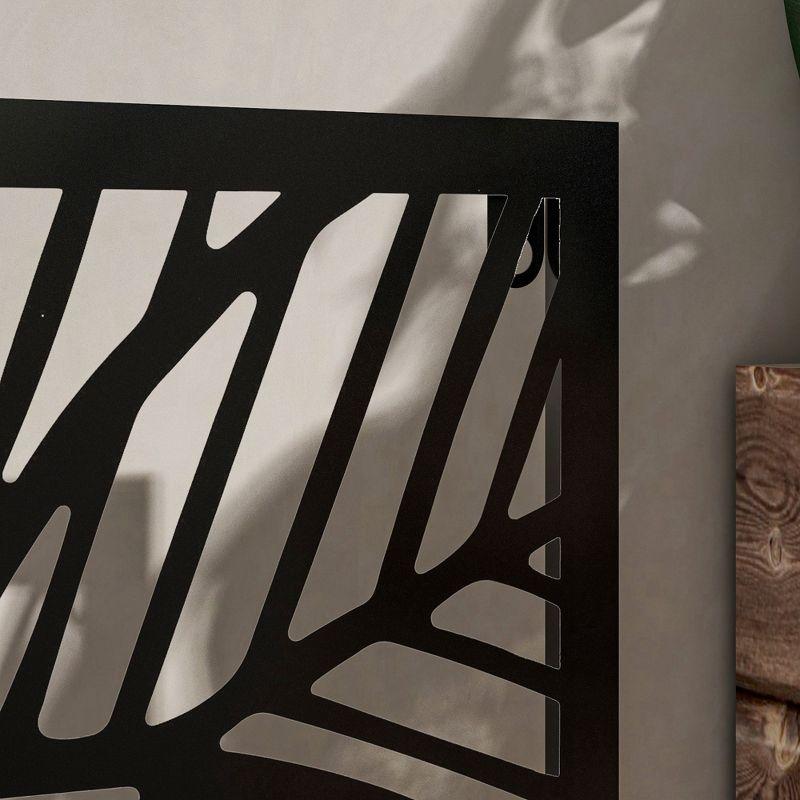 Outsunny Planter Box and Outdoor Privacy Screen, Wall-Mounted or Freestanding for Garden, Patio, Pool, Hot Tub, Black